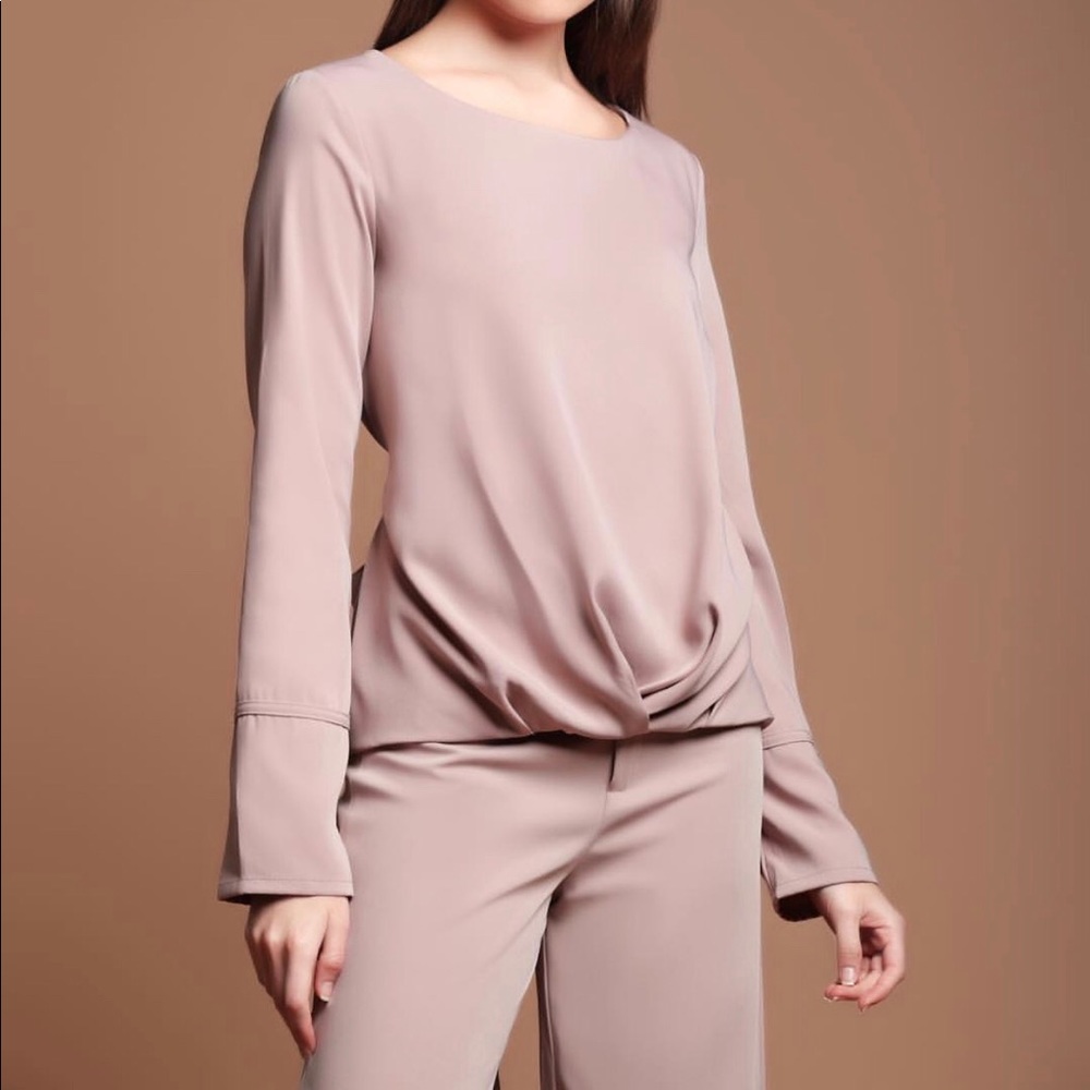 Nude or cream colored NWOT long sleeves top